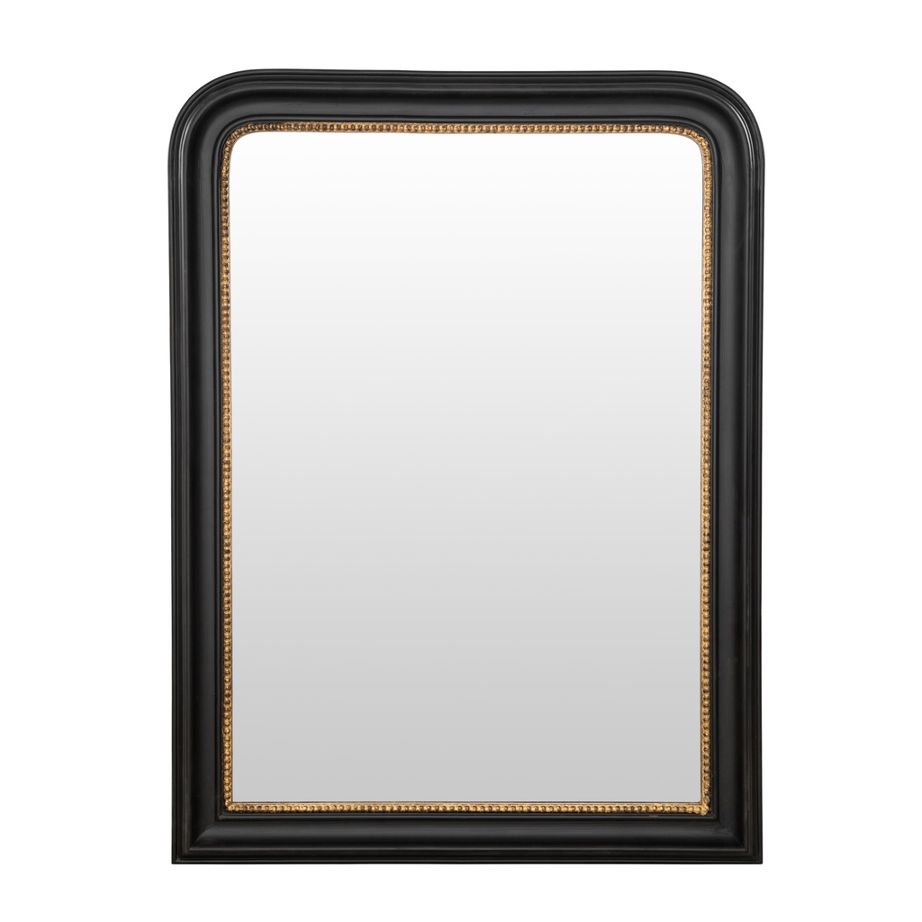 Amon Black Wall Mirror 90X120Cm