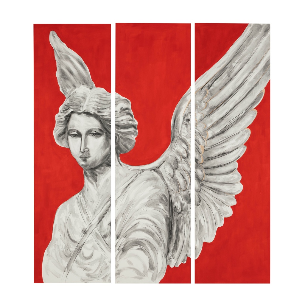 Ancient Angel 3 Pieces Wall Art 150X135 Cm