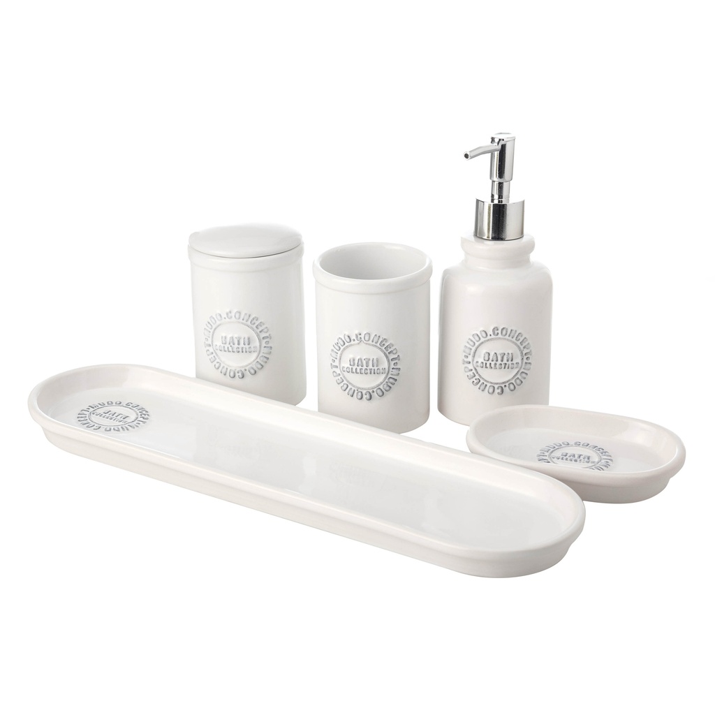 Barnes 5Pcs Bathware Set Vintage