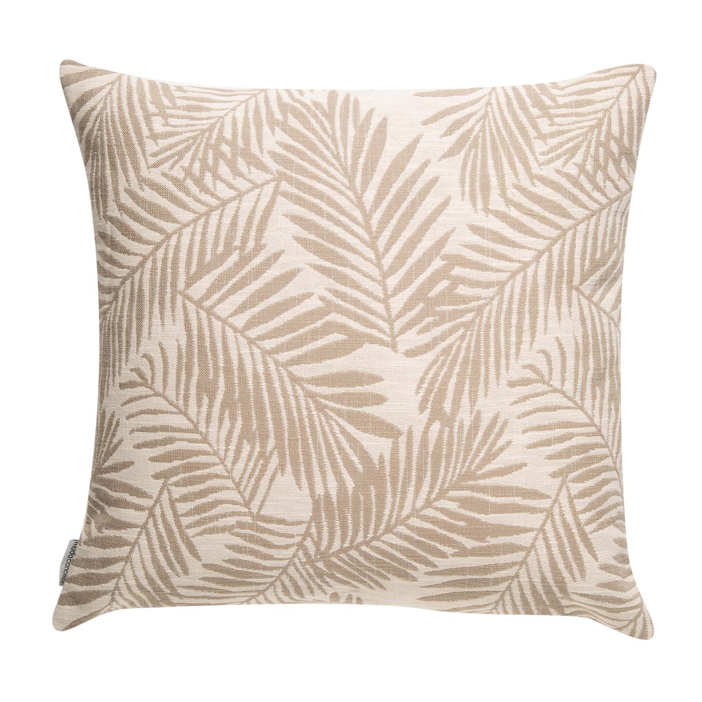 Bella Leaf Decorative Pillow Beige 50X50