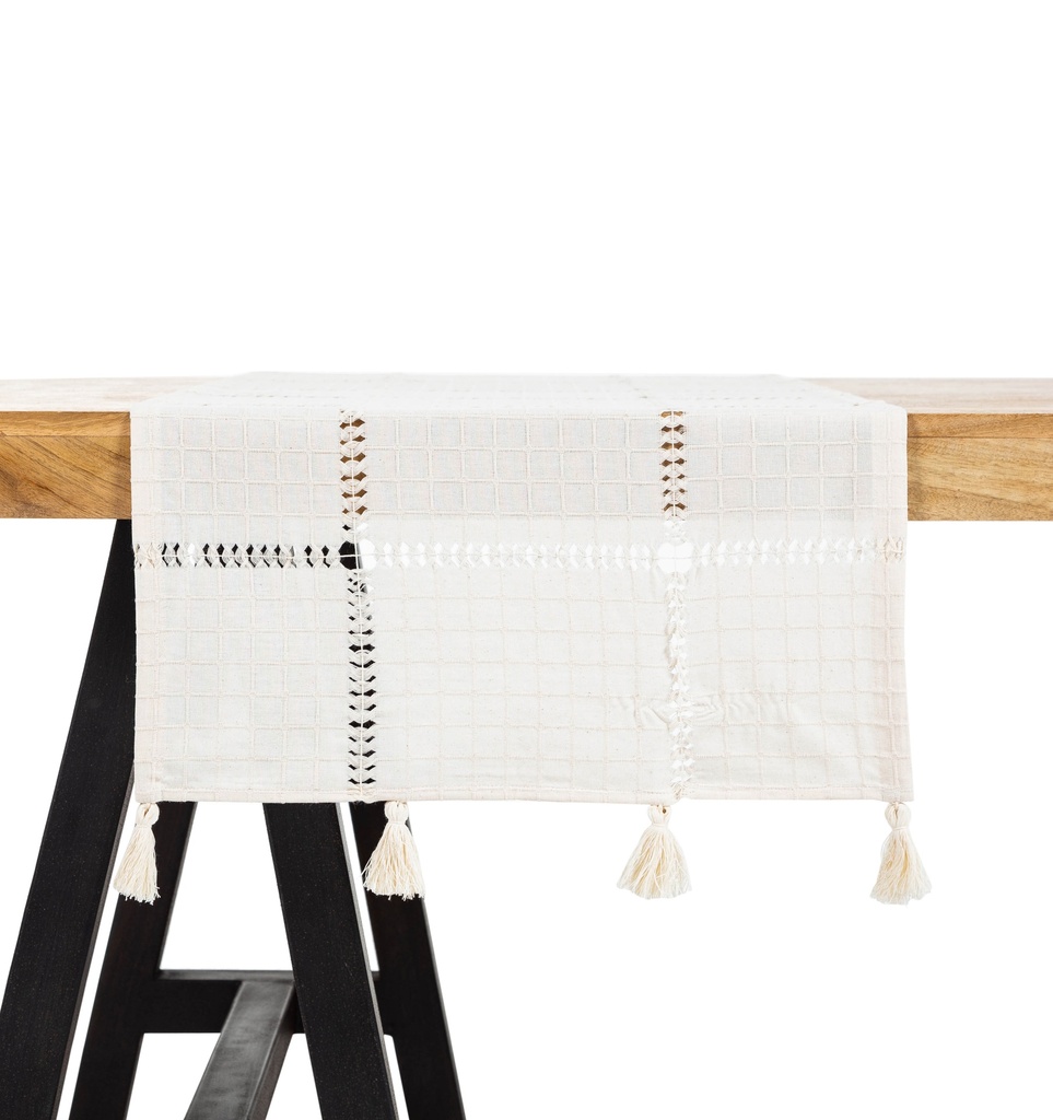 Belo Runner Ecru 50X130