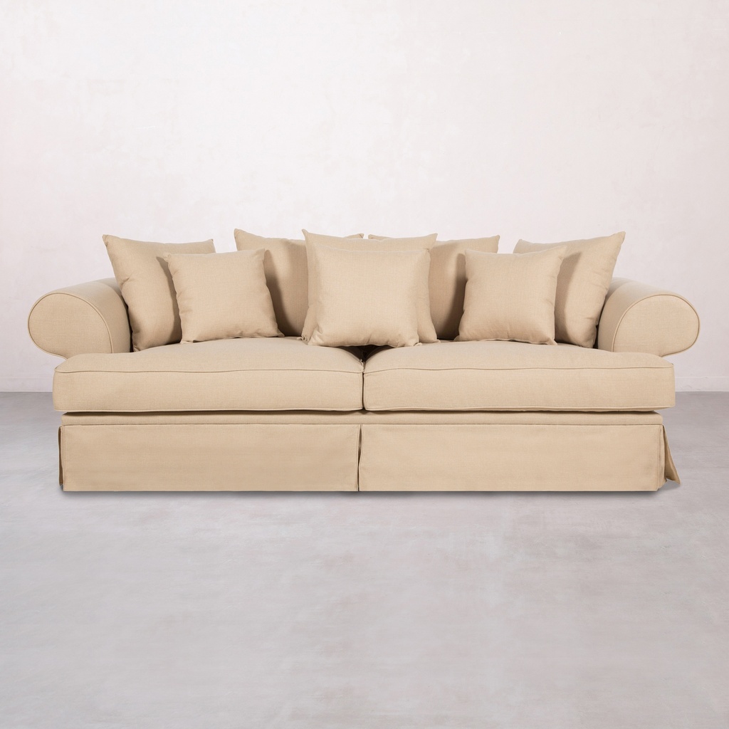 Birmingham 3-Seat Sofa Ecru