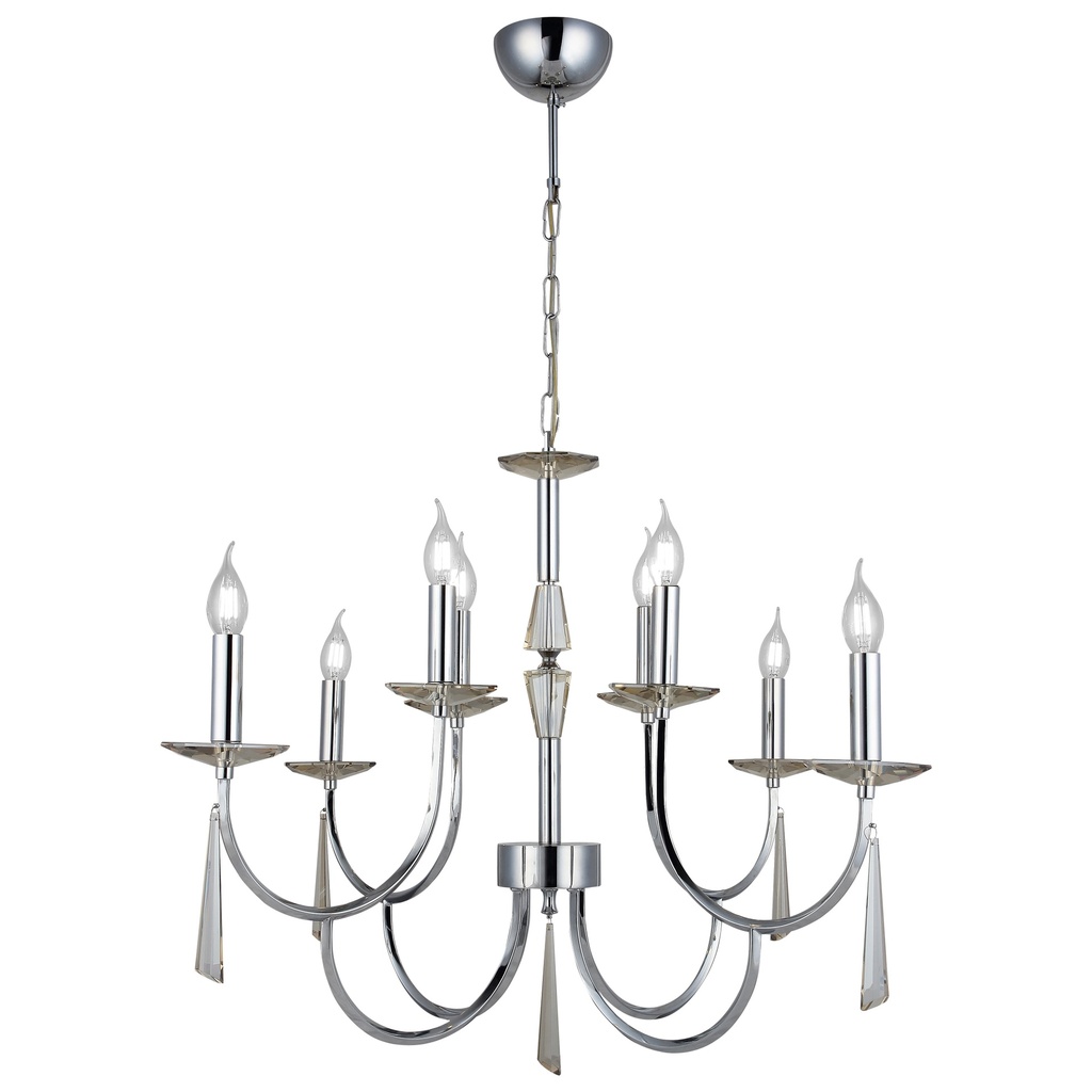 Buena 4+4 Linear Chandelier