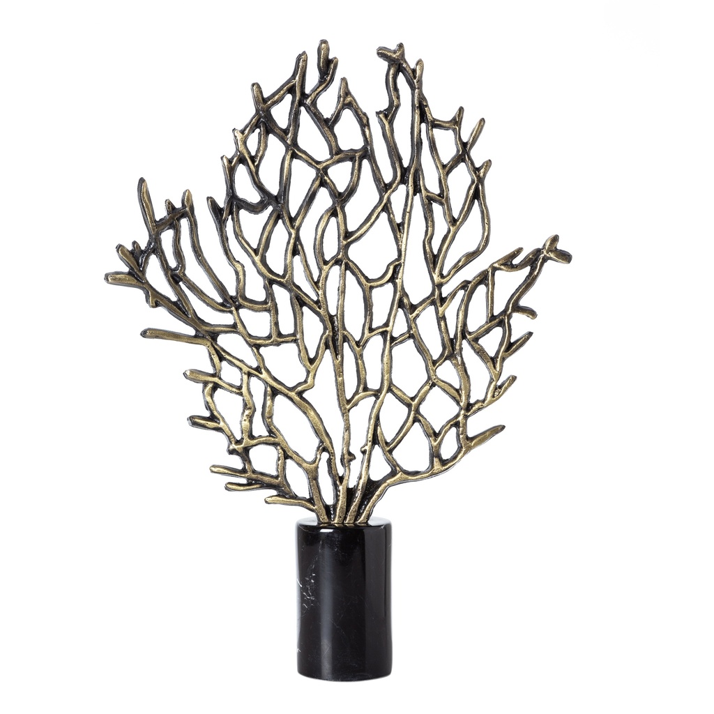 Buriti Marble Pedestal Object 40X37X10Cm