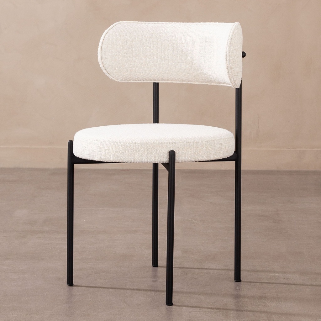 Circle Dining Chair Beige