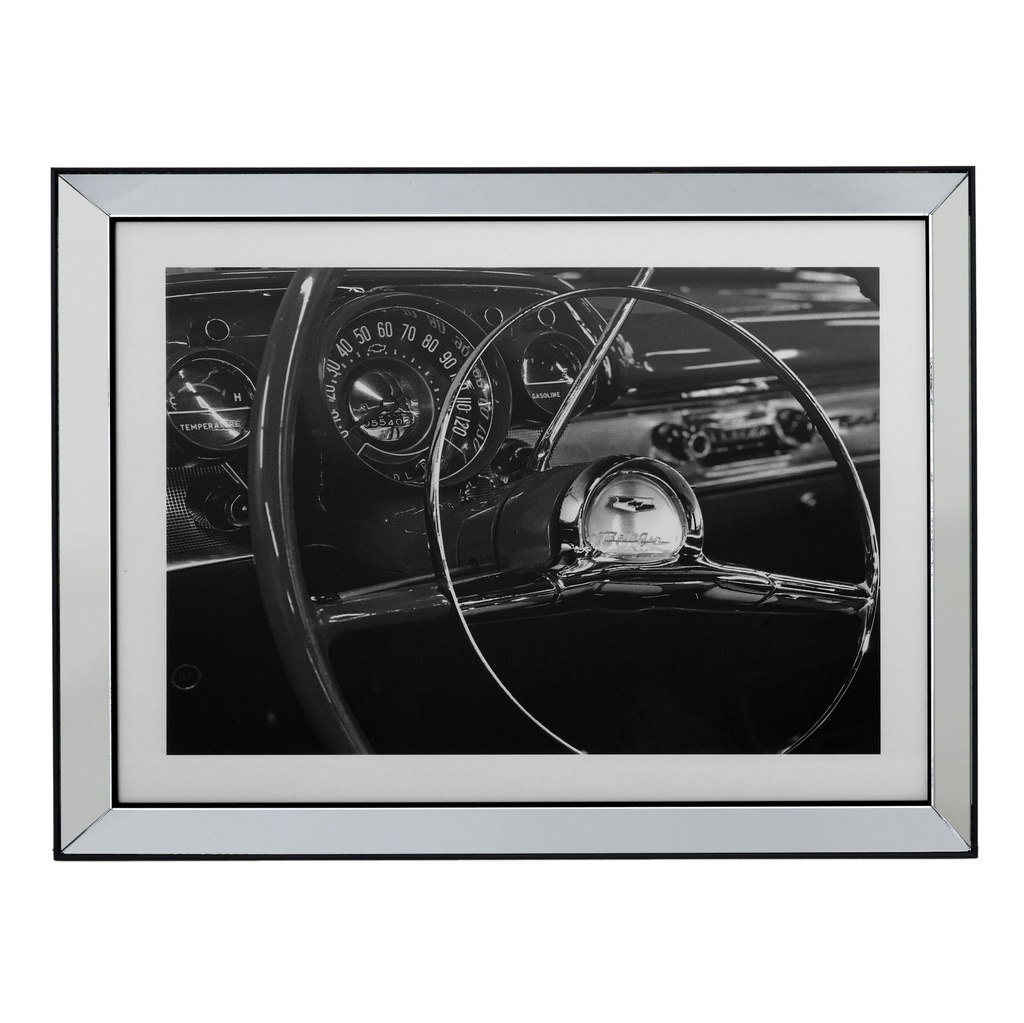 Classic Car 1957 Wall Art 80X60Cm