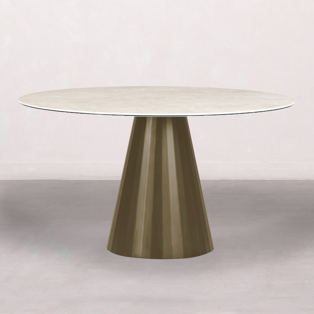 Diamond Cream Dining Table