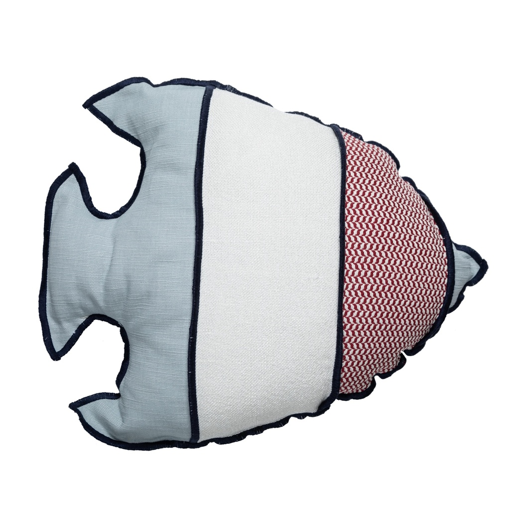 Fish Decorative Pillow Blue 40X50Cm