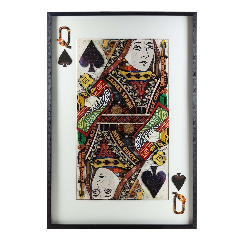 Girl Of Spaces Framed Wall Art 100X145 Cm