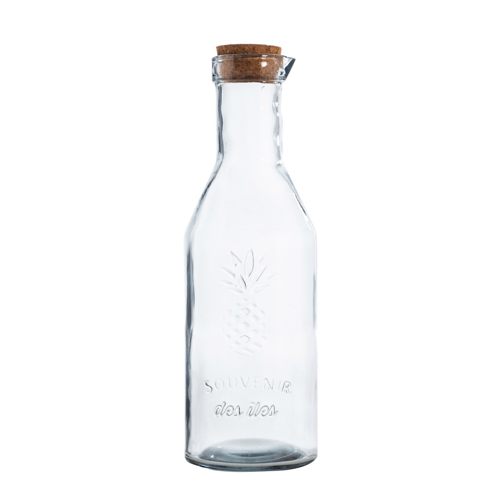 Glass Olive Oil & Water Bottle - 1100 Cc