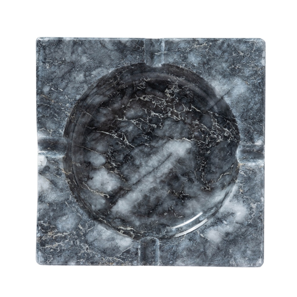 Grace Marble Ashtray Black