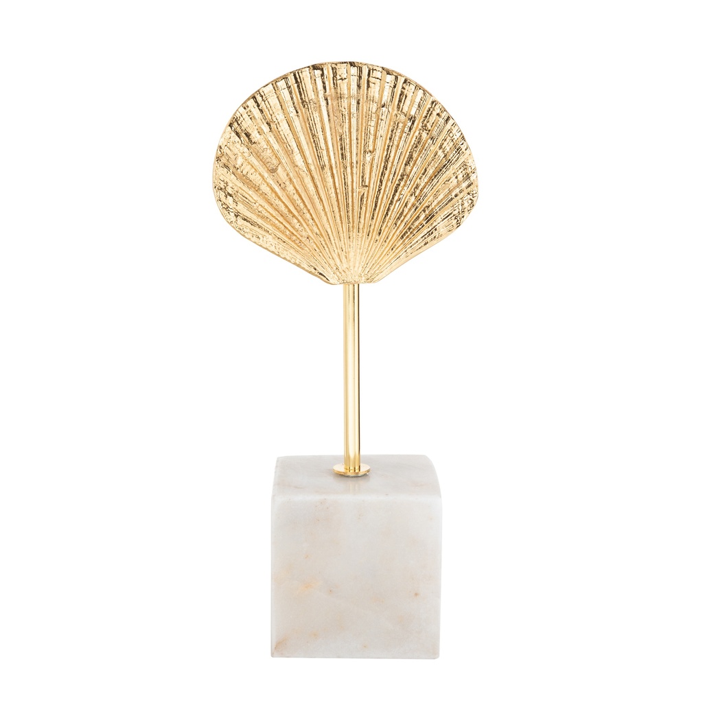 Hemera Shell Marble Base Object 25 Cm