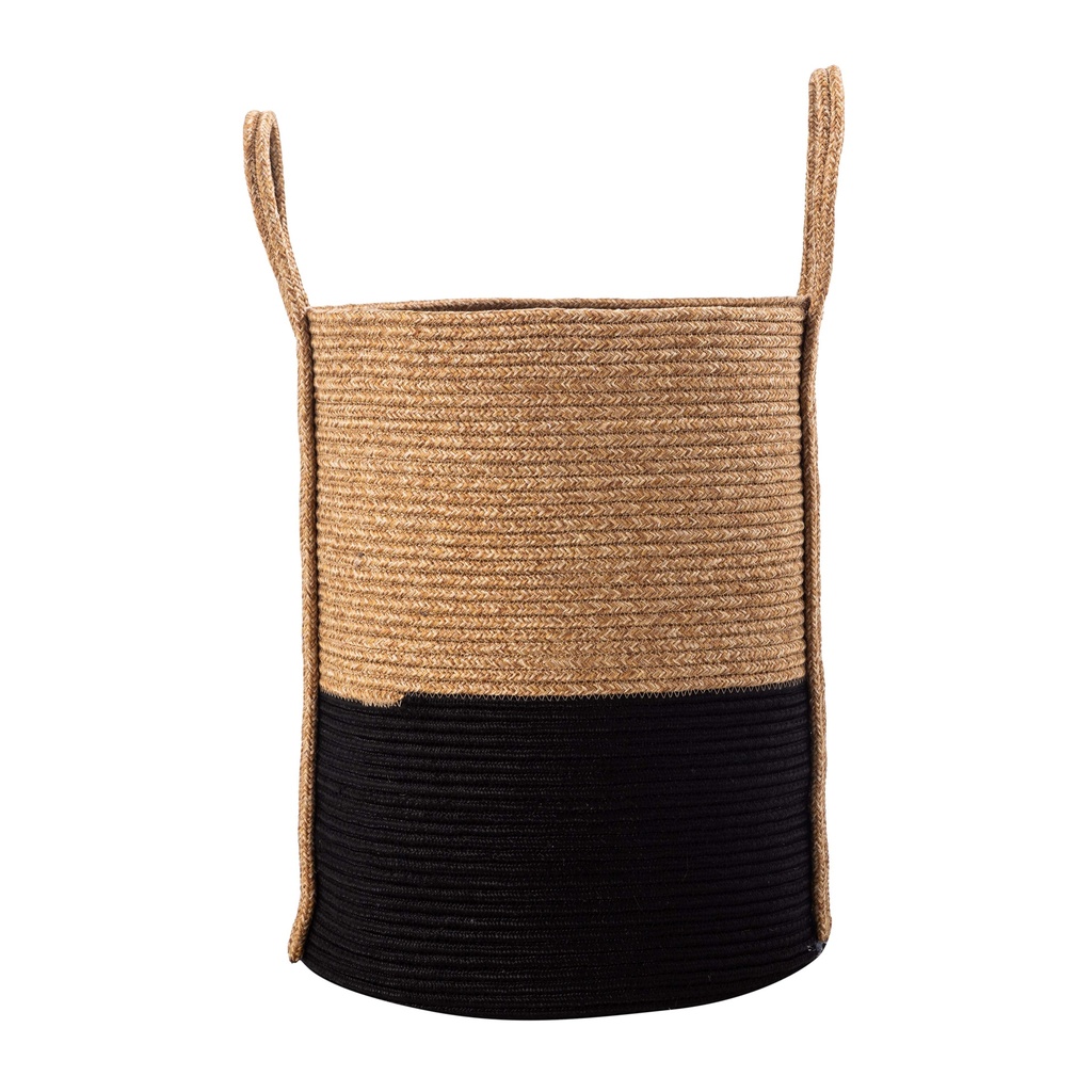 Joy Basket Natural-Black 35X42Cm