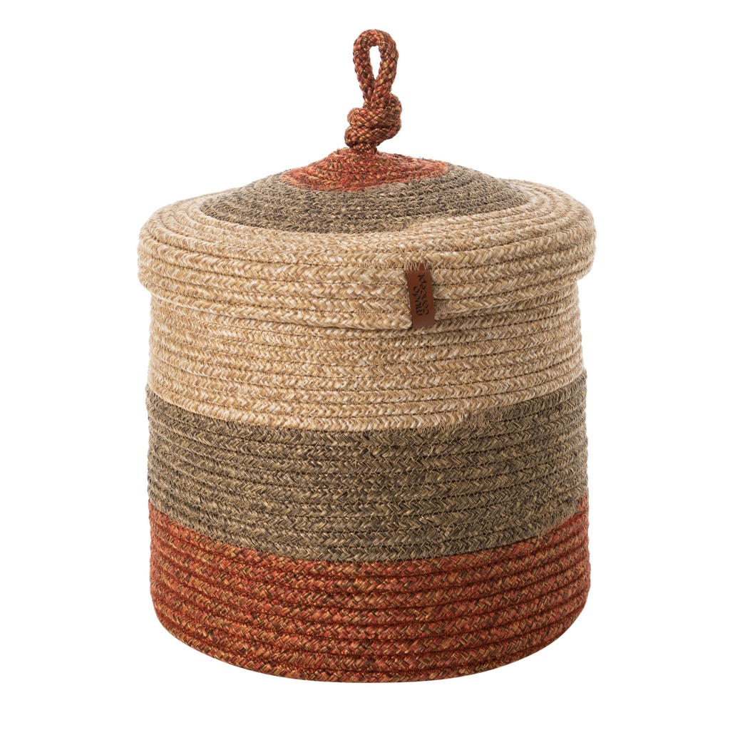 Joy Lidded Organizer Terra-Cotta 30X30