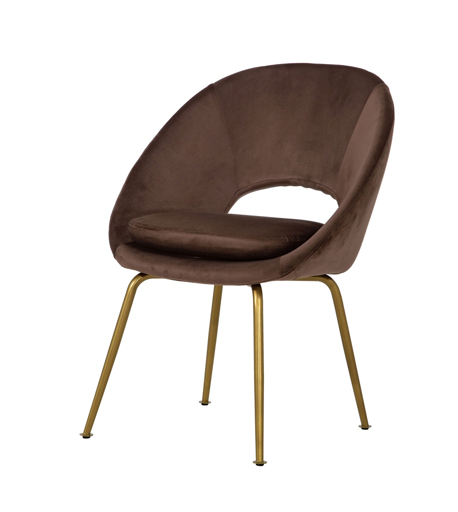 Lexington Chair Without Arm Brown