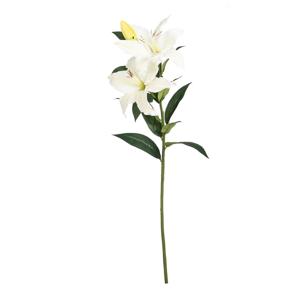 Lily Flower White 85Cm