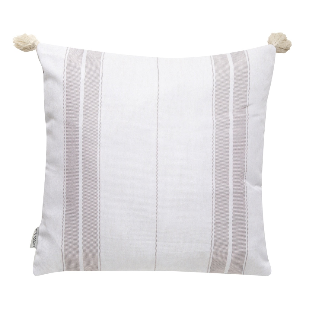 Linda Stripe Decorative Pillow Beige 44X44