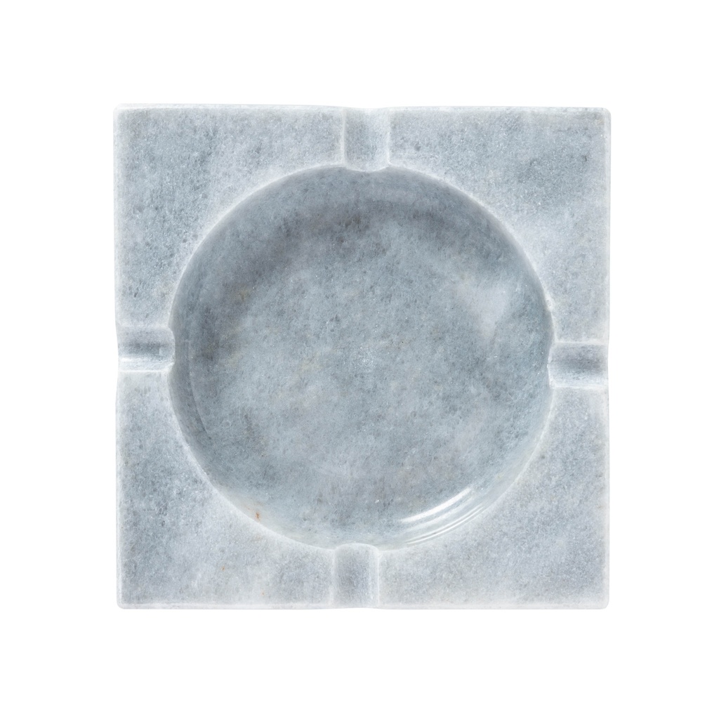 Marble Ashtray Grey Square
