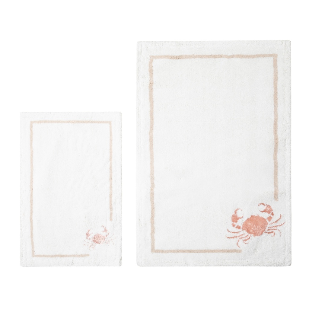 Marine Crab Bathmat Set