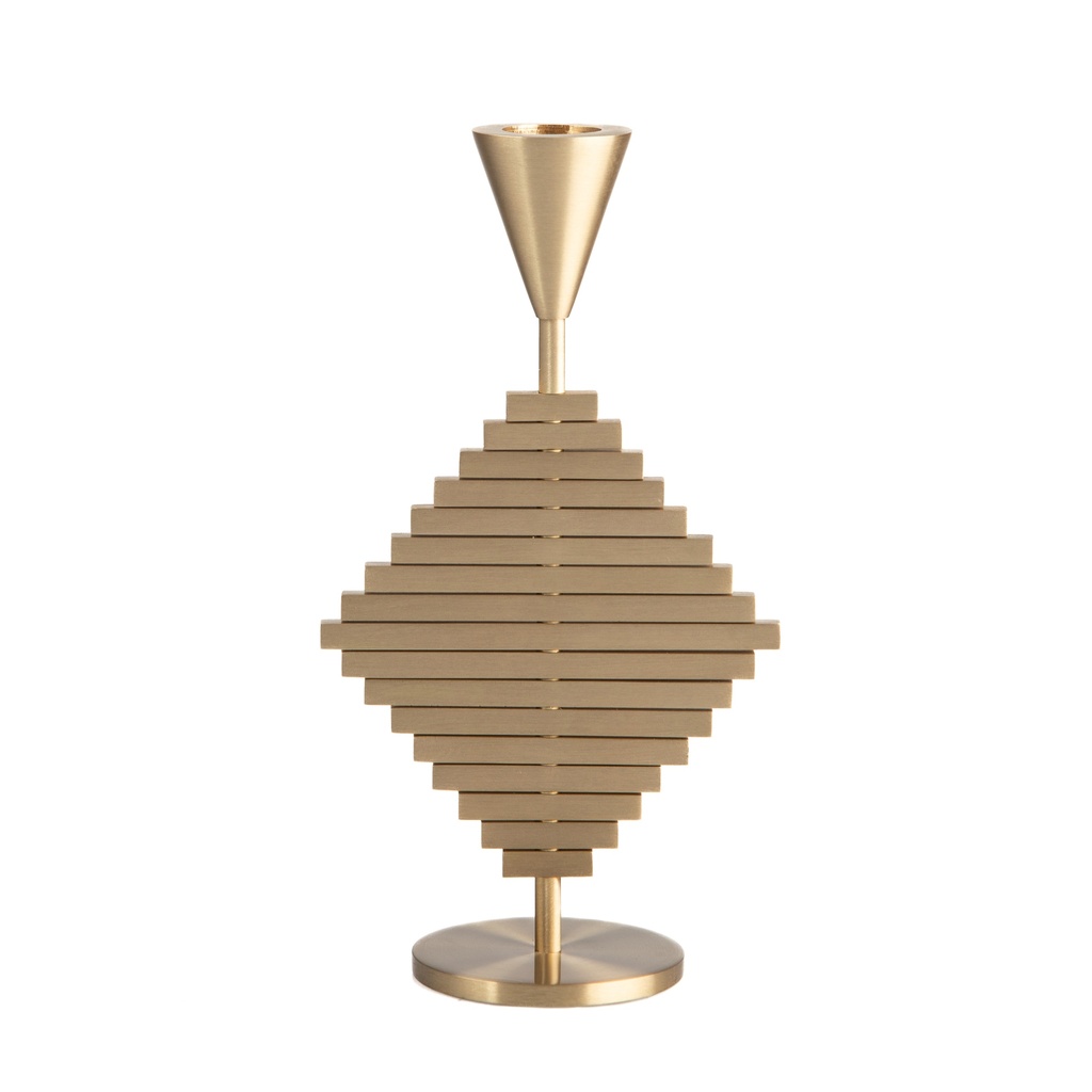 Marquise Brass Candle Holder 18 Cm