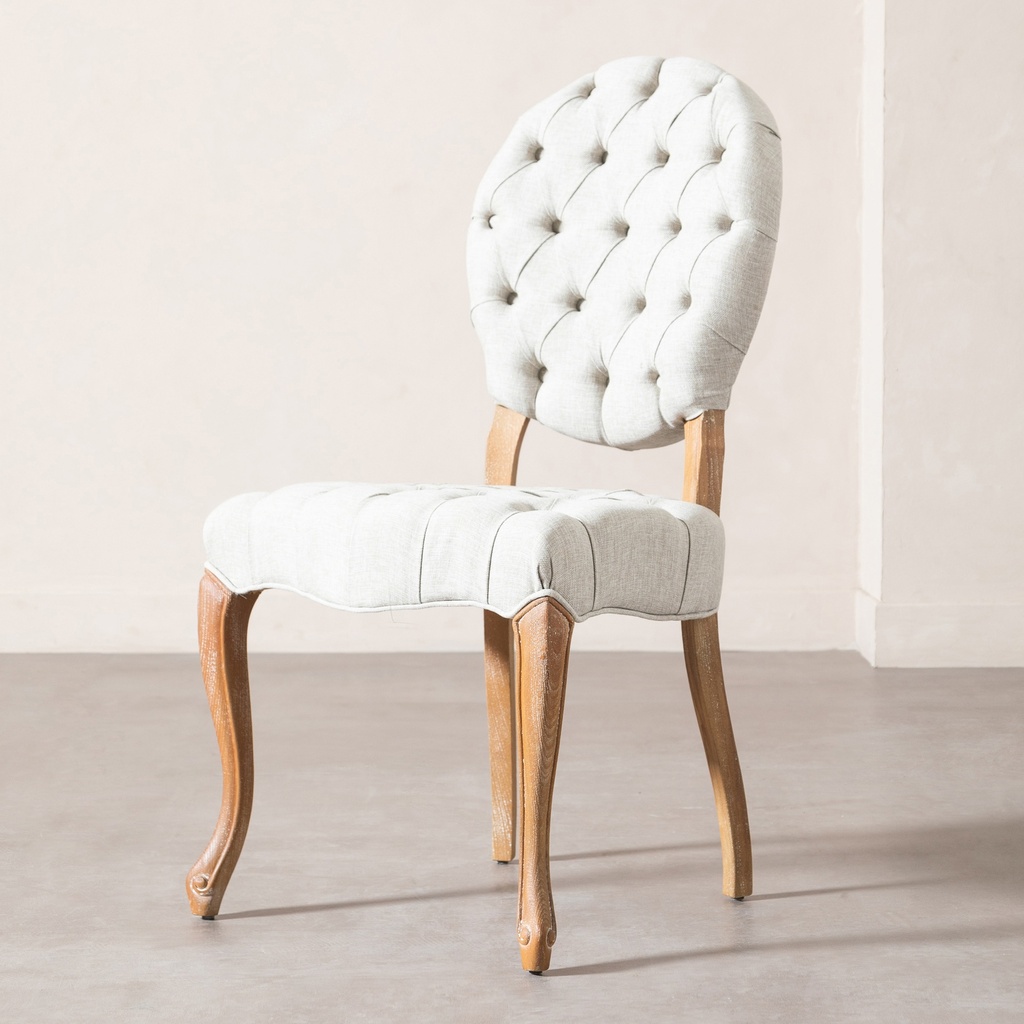 Medallion Dining Chair New Beige