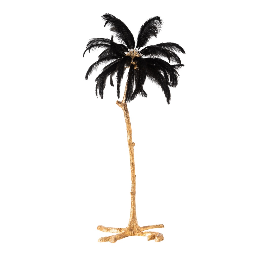 Melma Black Floor Lamp