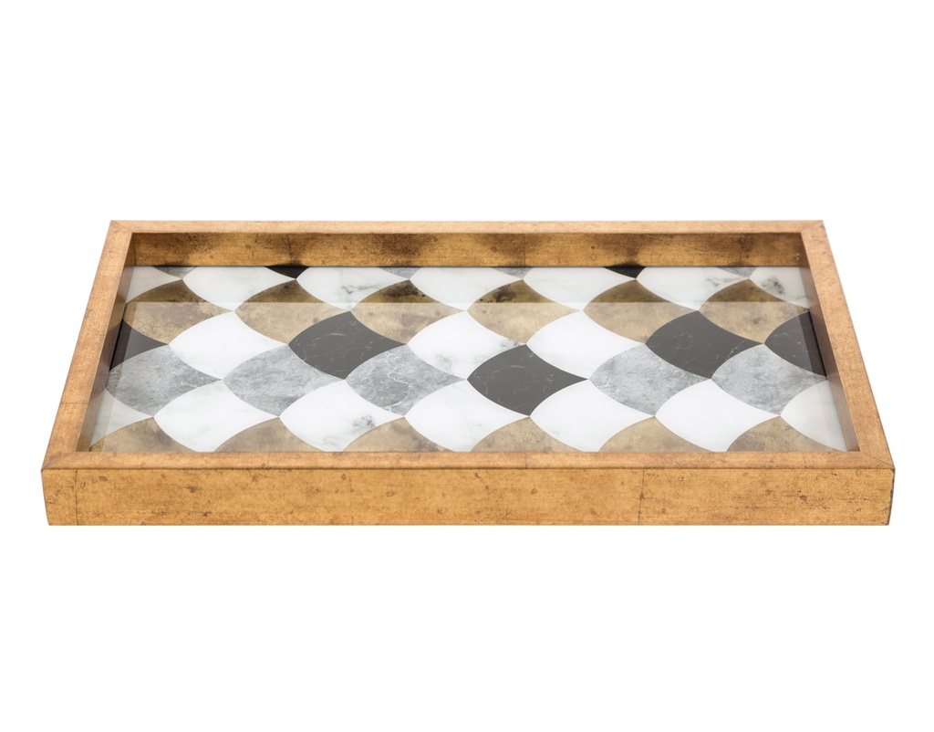 Mermaid Decorative Tray 31X46Cm