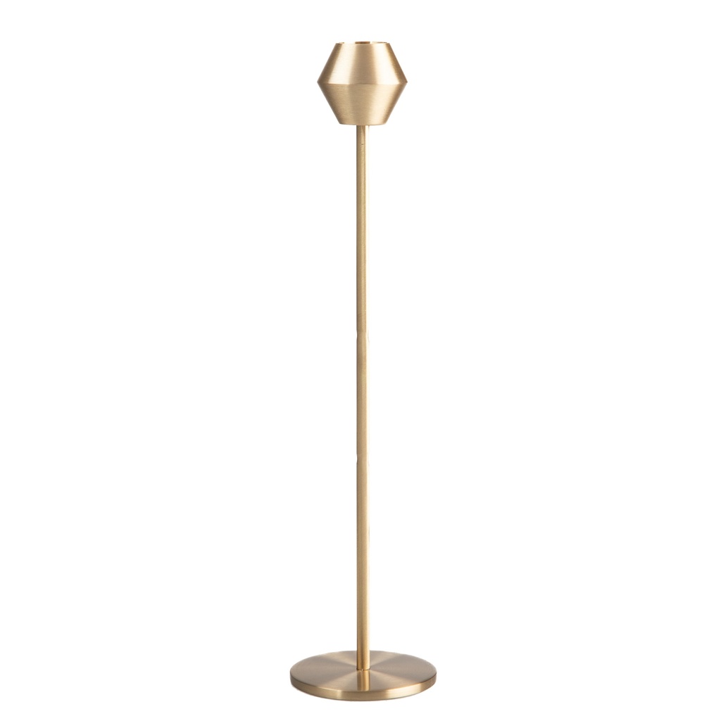 Mindy Brass Candle Holder 28Cm