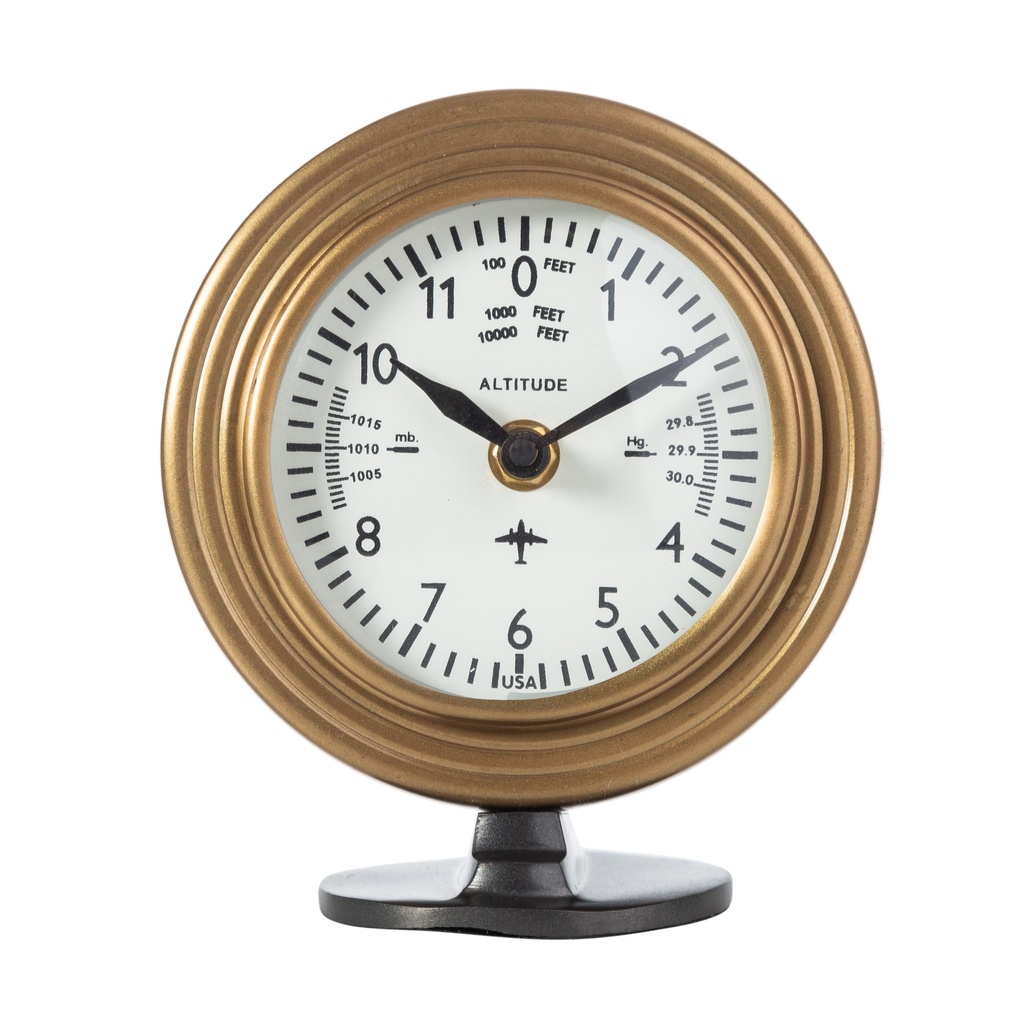Miramar Table Clock 14X16 Cm