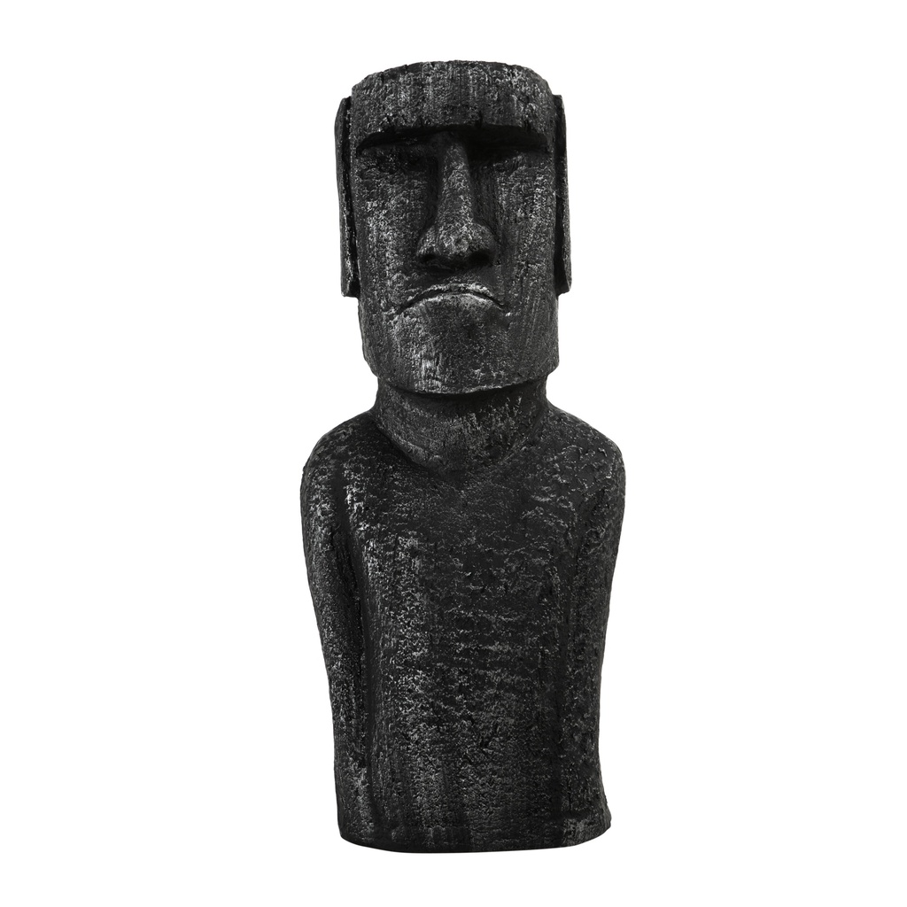 Moai Statue Gray Object 23X18X56Cm