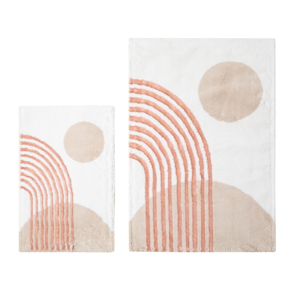 Motley Geometric Bathmat Set