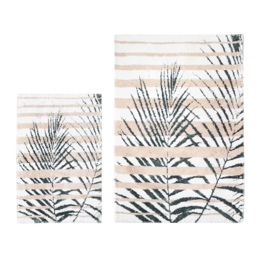 Motley Striped Tropic Bathmat Set