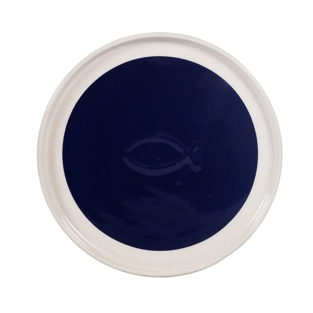 New York Dessert Plate - Blue 16Cm