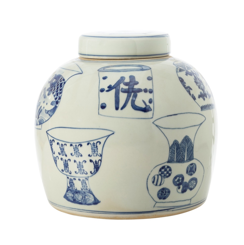 Nina Porcelain Urn 25Cm