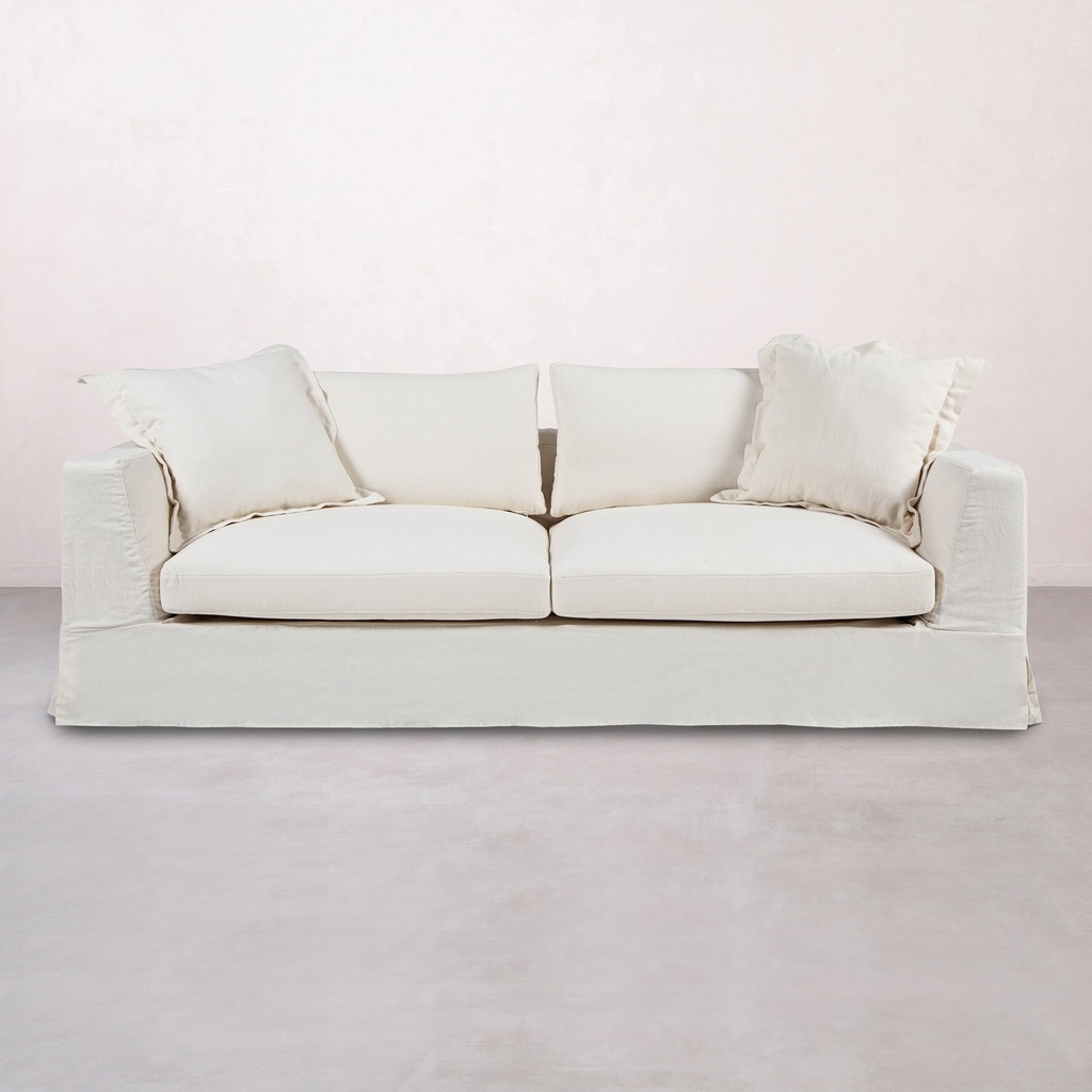 Spring Sofa White