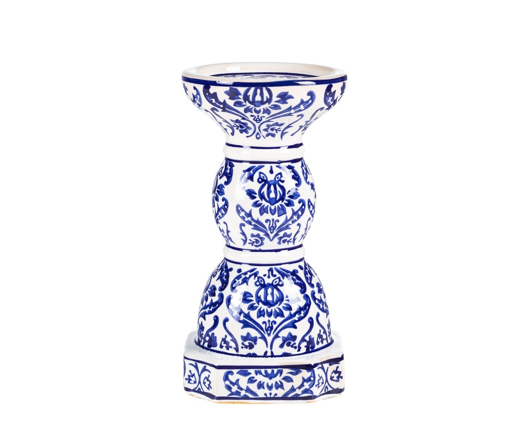 Tai Ceramic Candle Holder 9X9X19Cm