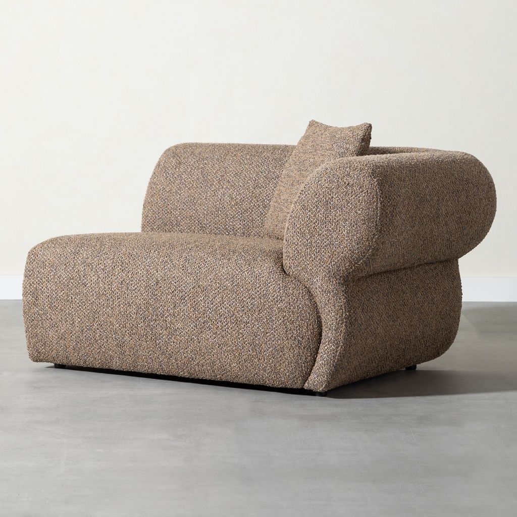 Tokia Left Module 125 Cm. Brown