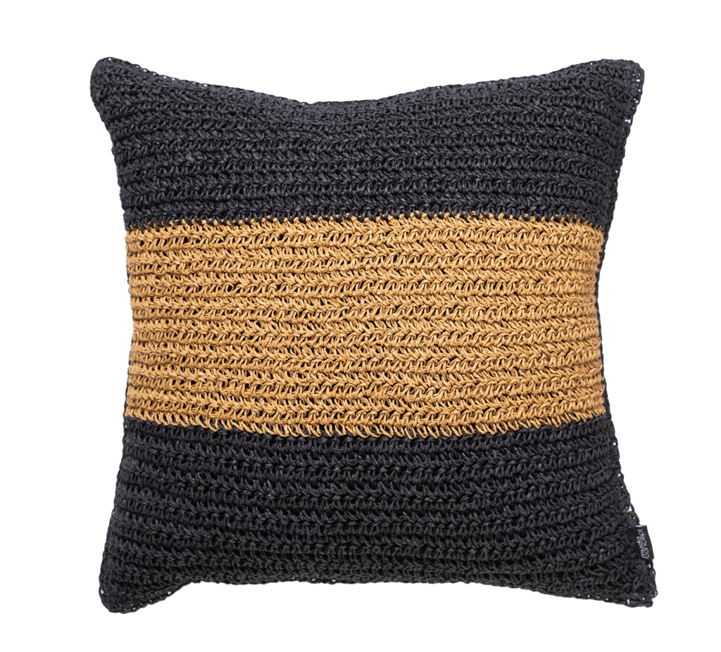 Vera Line Jute Decorative Pillow 45X45