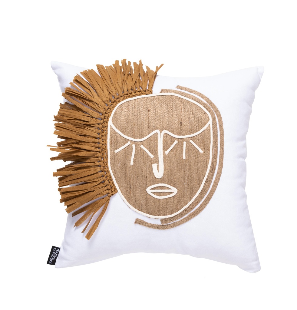 Vera Mono Jute Decorative Pillow 45X45