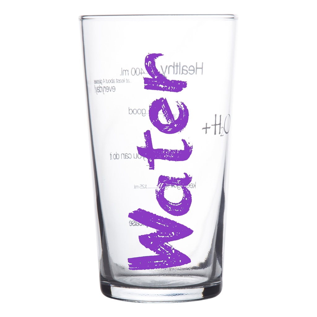 Water Glass Purple 570 Ml