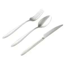 Essen 18 Piece Dinner Cutlery Set Matte Silver