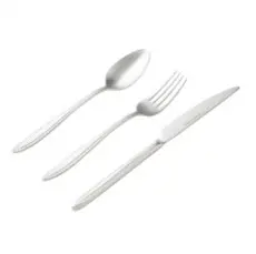 Essen 18 Piece Dessert Cutlery Set Matte Silver