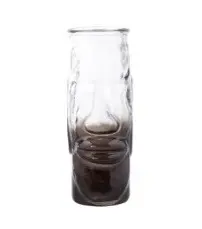 Tiki Cocktail Glass Smoked 440 Cc