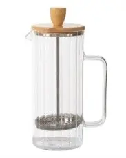 Bamboo Lid French Press 600 Ml