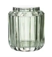 Boho Lume Cotton Jar Green