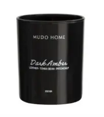 Dreamy Black Candle Dark Amber 200Gr