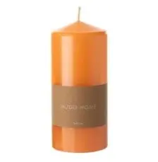 Candle Orange 7X15Cm