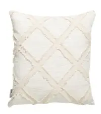 Bella Soft Decorative Pillow Ecru 45X45