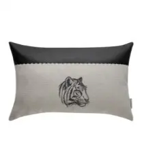 Wild Tiger Pillow Gray 30X50