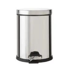 5 Lt Pedal Trash Can Inox
